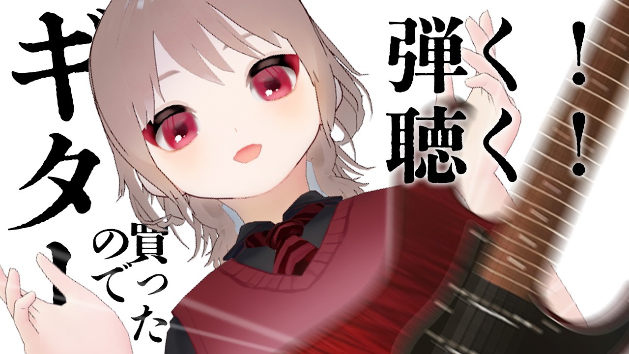 ギター買ったぞ～！弾くぞ～！