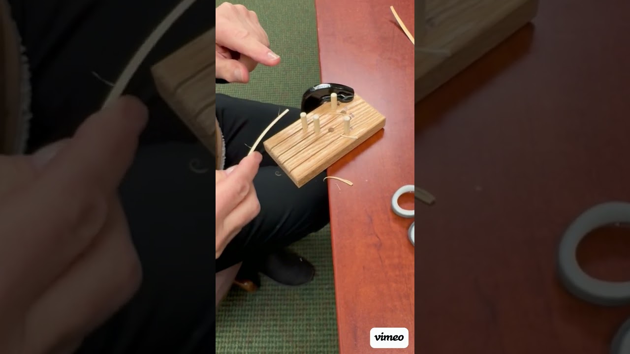 How To Taper Basket Staves With An HH Perkins Stave Shaver
