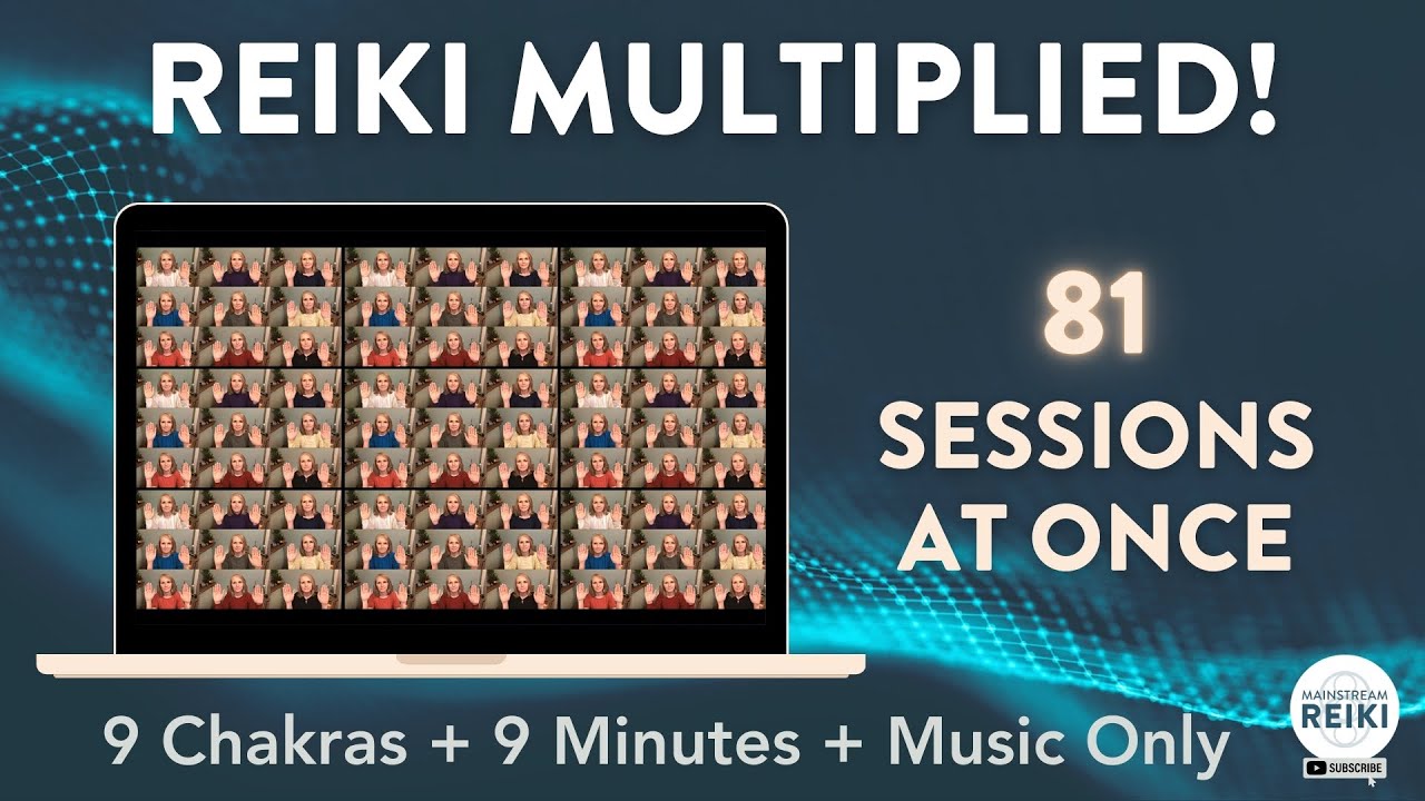 Reiki Multiplied! ✨ 81 Chakra Healing Sessions | 9 Minutes