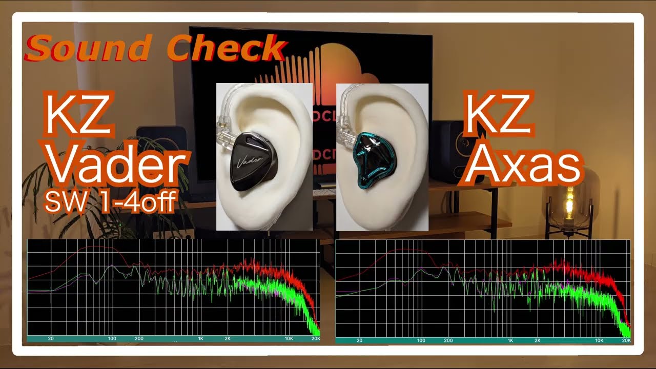 KZ Vader vs KZ Axas [ChineseIEMs Sound Comparison 中華イヤホン音比較]