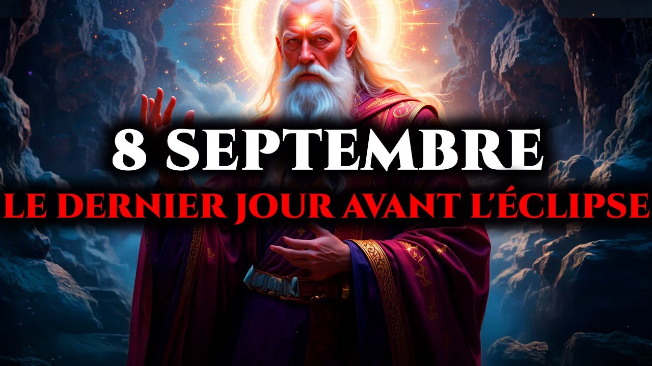 &Eacute;LUS, 8 SEPTEMBRE 2025 &ndash; DERNIER JOUR AVANT L'&Eacute;CLIPSE  NE M&Eacute;PRISEZ PAS CE QUI SE PASSE !