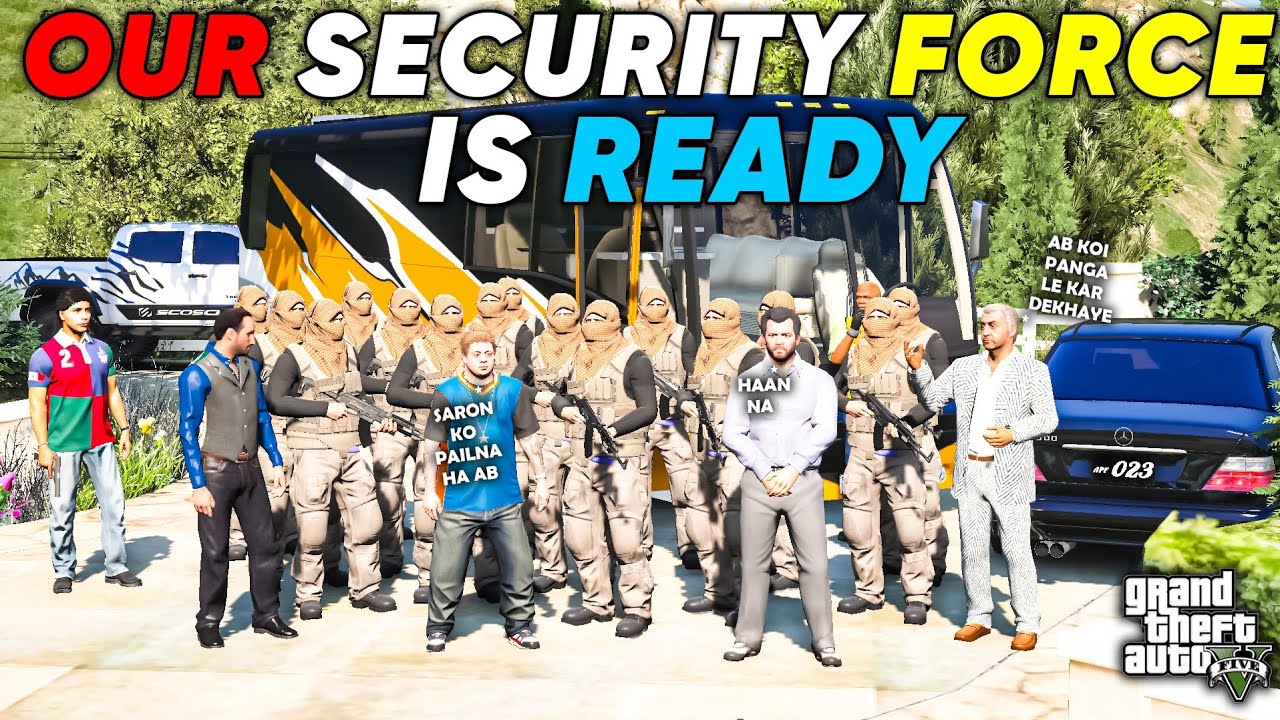 OUR SECURITY FORCE IS READY | GTA 5 | Real Life Mods #480 | URDU |