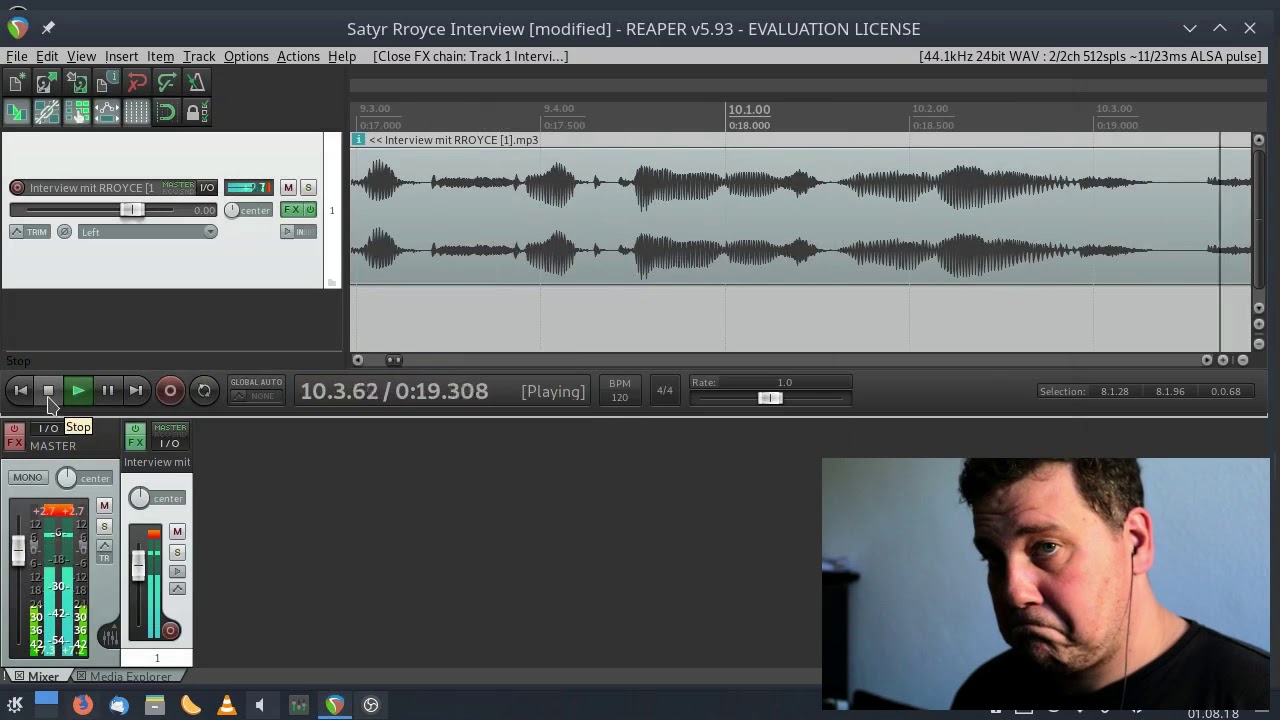 Basic Voice Enhancement with Reaper 5.9x (reaper.fm)