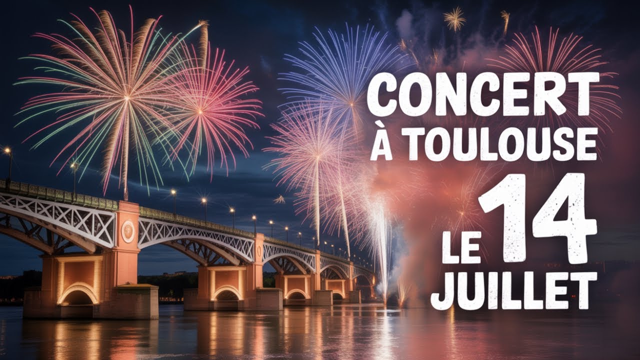 🇫🇷 День в #Toulouse: #Celebration #national и #Concert Undalgetable!🎆🎶 #france #travel #europe