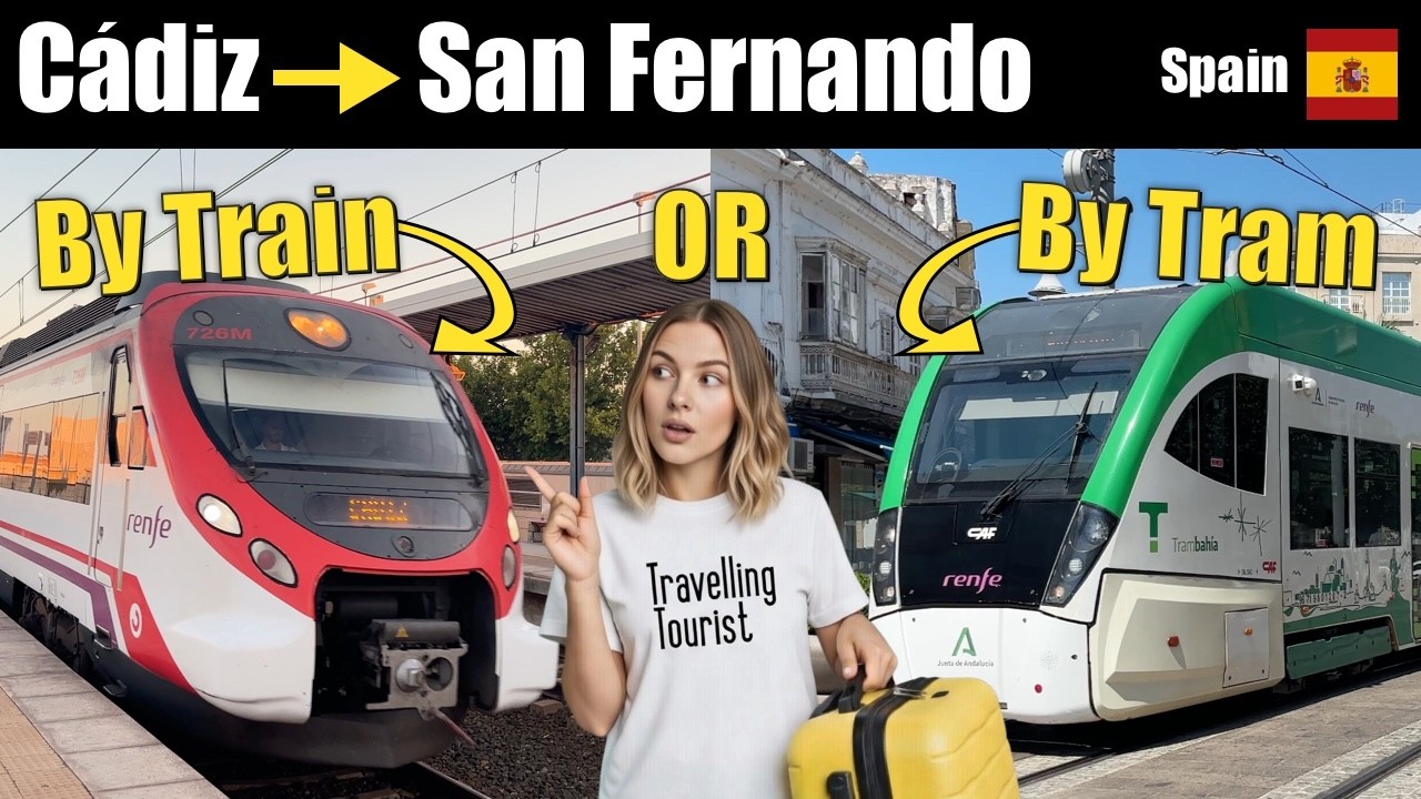 CADIZ to SAN FERNANDO by Train or by Tram - Route, Tickets, Tips & Facilities | Spain 🇪🇸