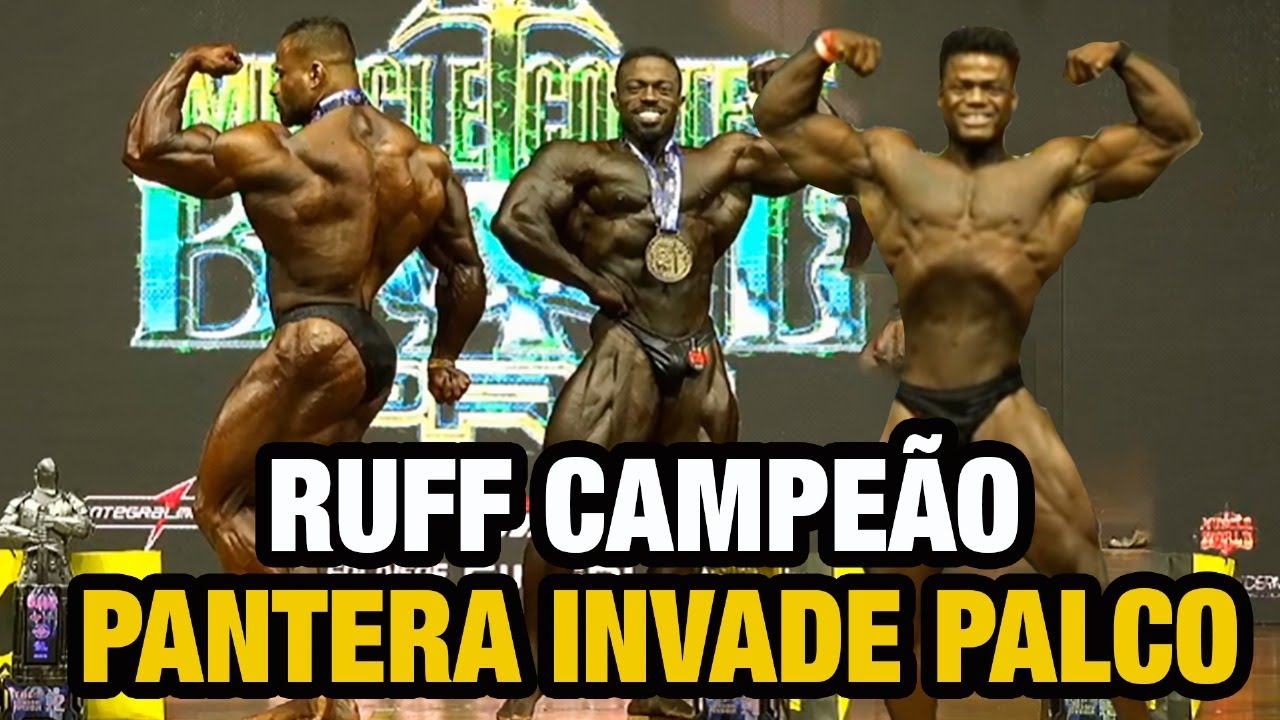 RUFF DIESEL CAMPEÃO! PANTERA INVADE O PALCO E ROUBA A CENA! FINAIS OLYMPIA BRASIL