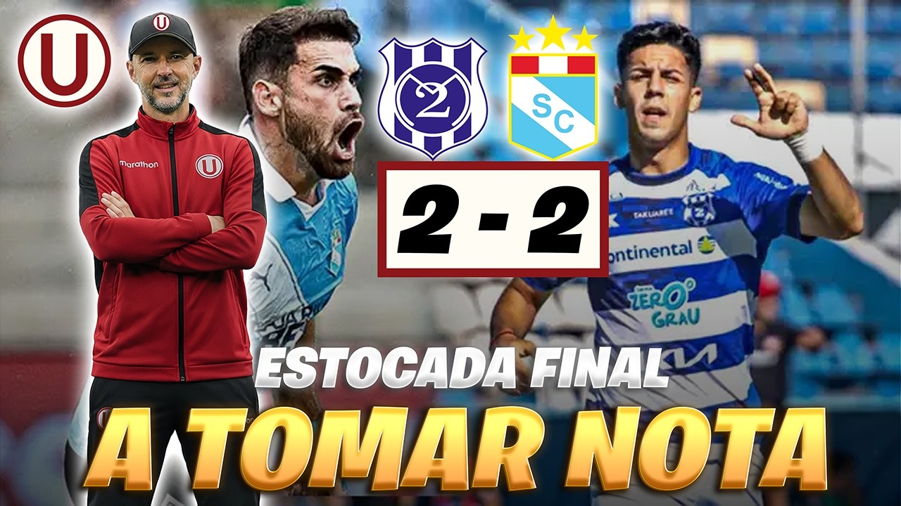UNIVERSITARIO: CRISTAL EMPATÓ 2 A 2 ANTE DOS DE MAYO 🔥👀 | ¿CÓMO LLEGAN LOS CELESTES AL PARTIDO?