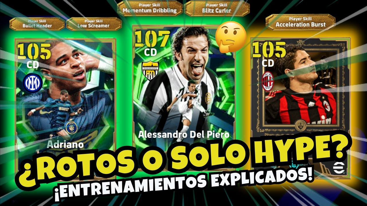 🚨 ¡TEN CUIDADO! 🚨 🔥 ¡PATO, ADRIANO Y DEL PIERO CAZAGOLES! 🔥 | ENTRENAMIENTOS | EFOOTBALL 2026