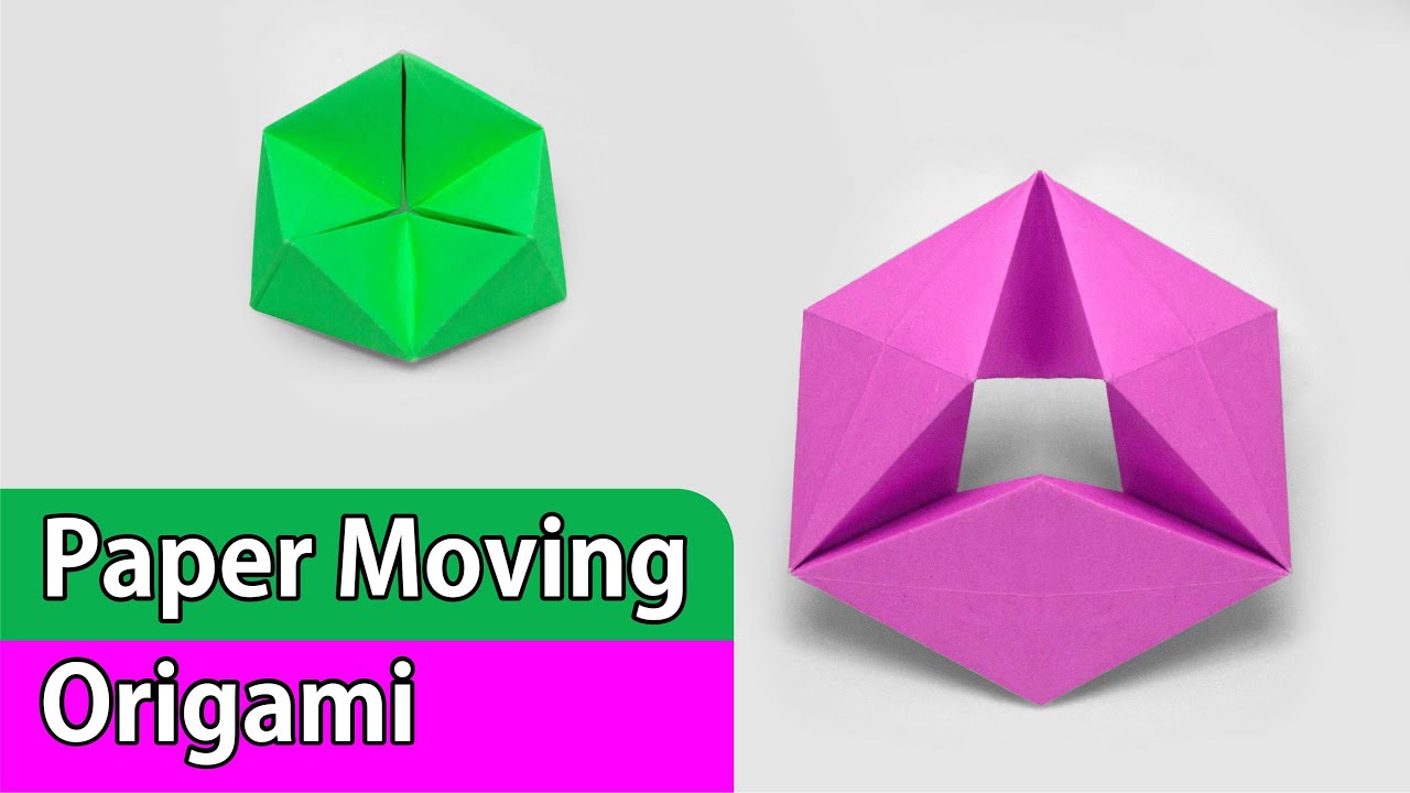 How To Make a Paper Moving flexagon