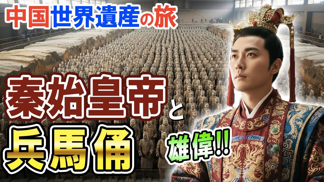 【中国世界遺産10カ所巡り】中国世界遺産⑧世界遺産 兵馬俑(へいばよう)/現地に行き生で見た本物はとんでもなかった!! /⑨秦始皇帝陵