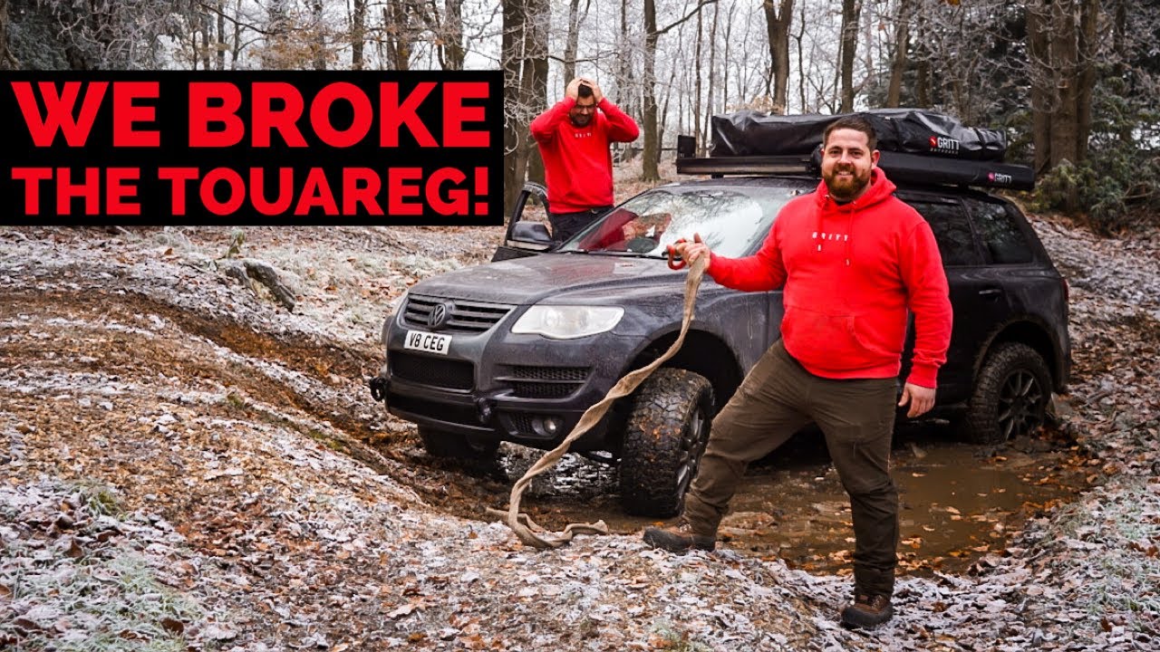 TOUAREG VS DISCOVERY 3 - WE BROKE ONE AND GOT THE OTHER BADLY STUCK!