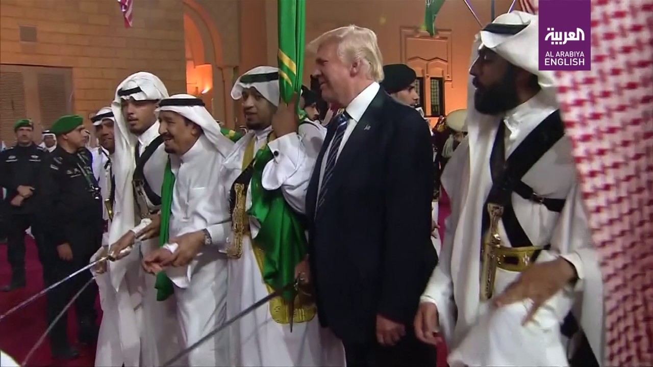 Trump describes Saudi traditional dance as 