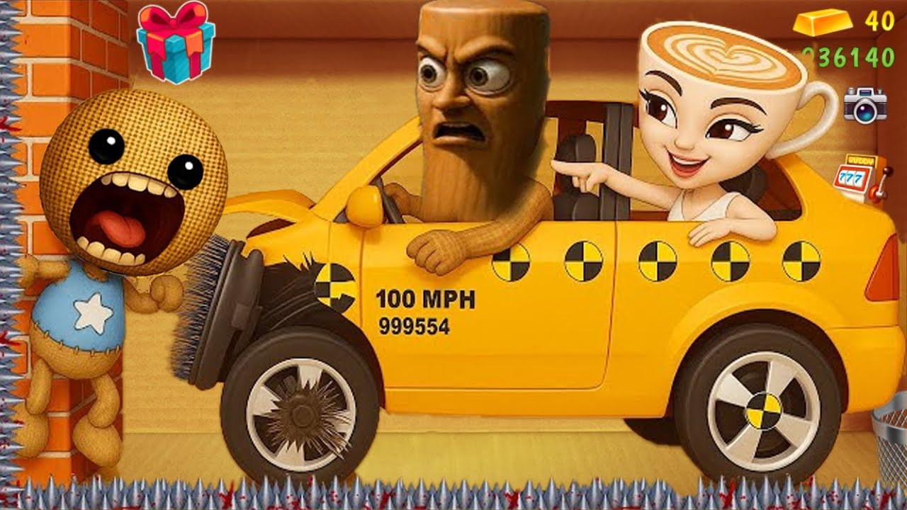 Hantu Tung Tung Tung vs The Buddy in CRAZY TAXI | Kick The Buddy