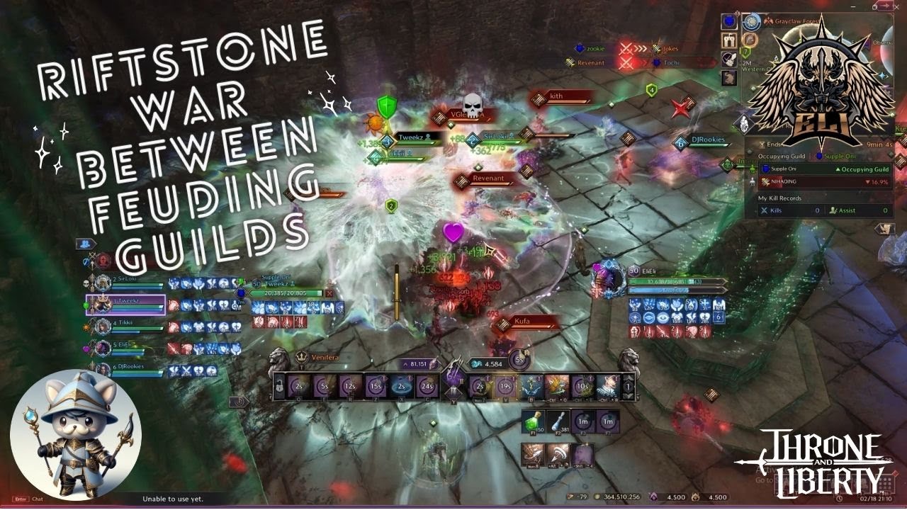 Riftstone Showdown Healer POV Supple vs NIIHAOING | Throne and Liberty PvP
