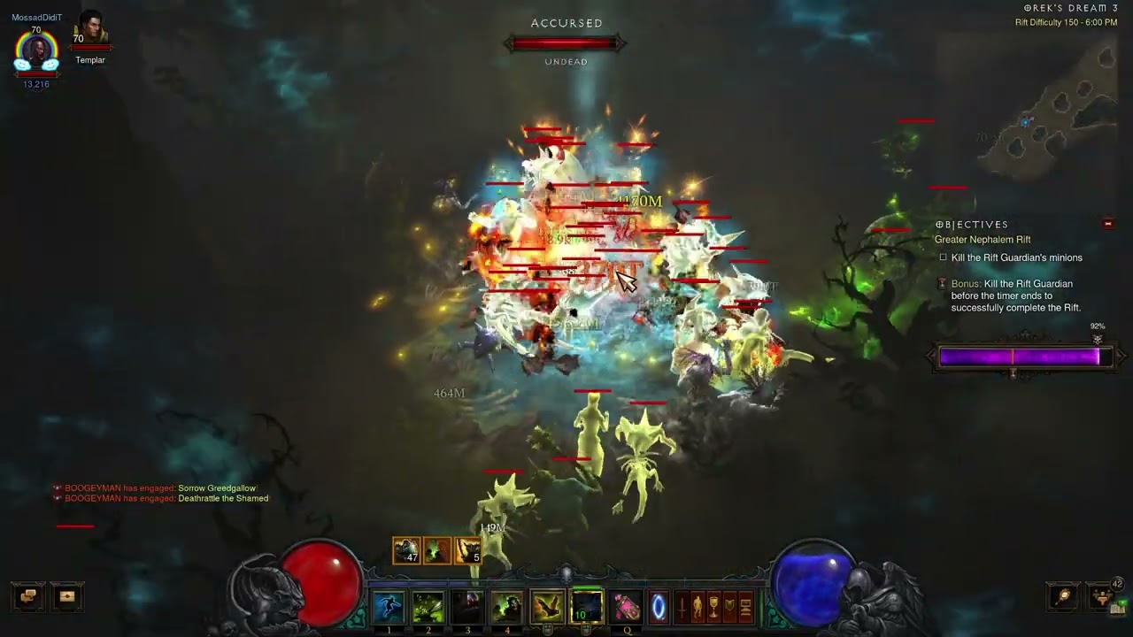 Diablo 3 Non seas. Worlds first ever non season Witchdoctor firebats 150