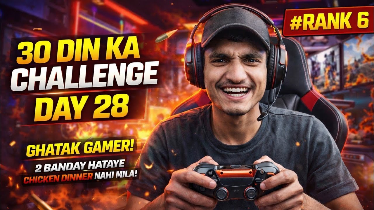 Day 28 – 2 Kills 💀 But No Chicken Dinner !!
