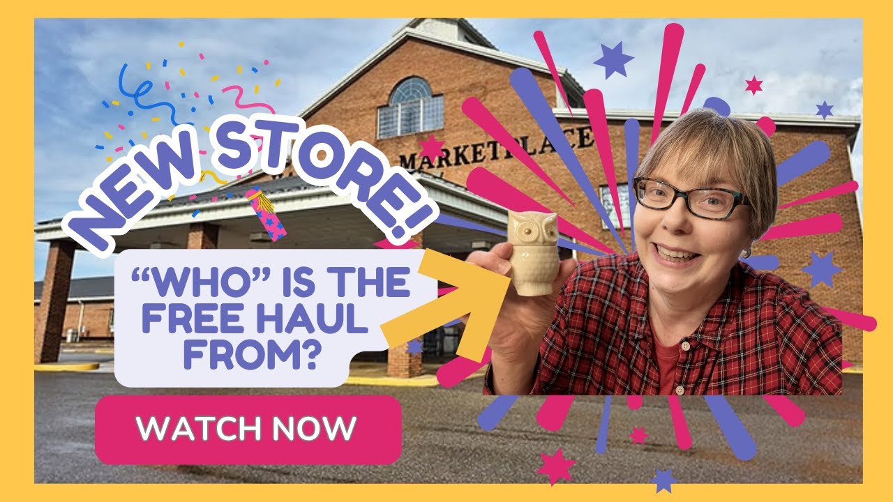 Shop With Me: New Store Surprise Plus An Old Favorite and Unpacking A Free Thrift Haul!