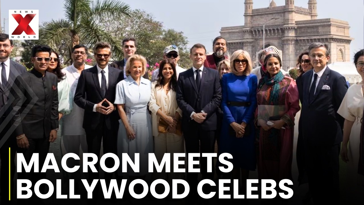 Emmanuel Macron Meets Bollywood Stars During High-Profile Mumbai Visit | NewsX World