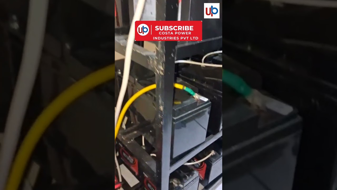 APC 15kVA UPS Exide 26Ah battery #upsbattery #ups #apcups #installation #exide