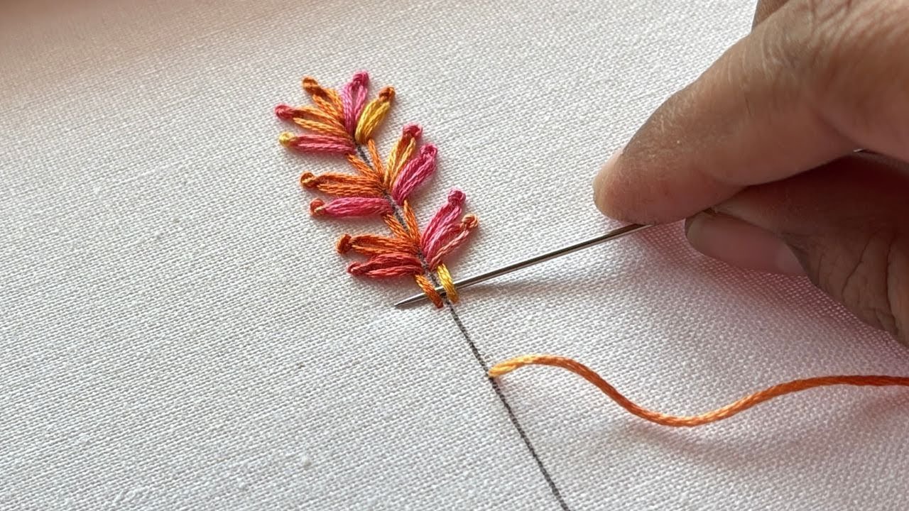 simple hand embroidery designs|border design ideas aesthetic|hand embroidery stitches for Beginners