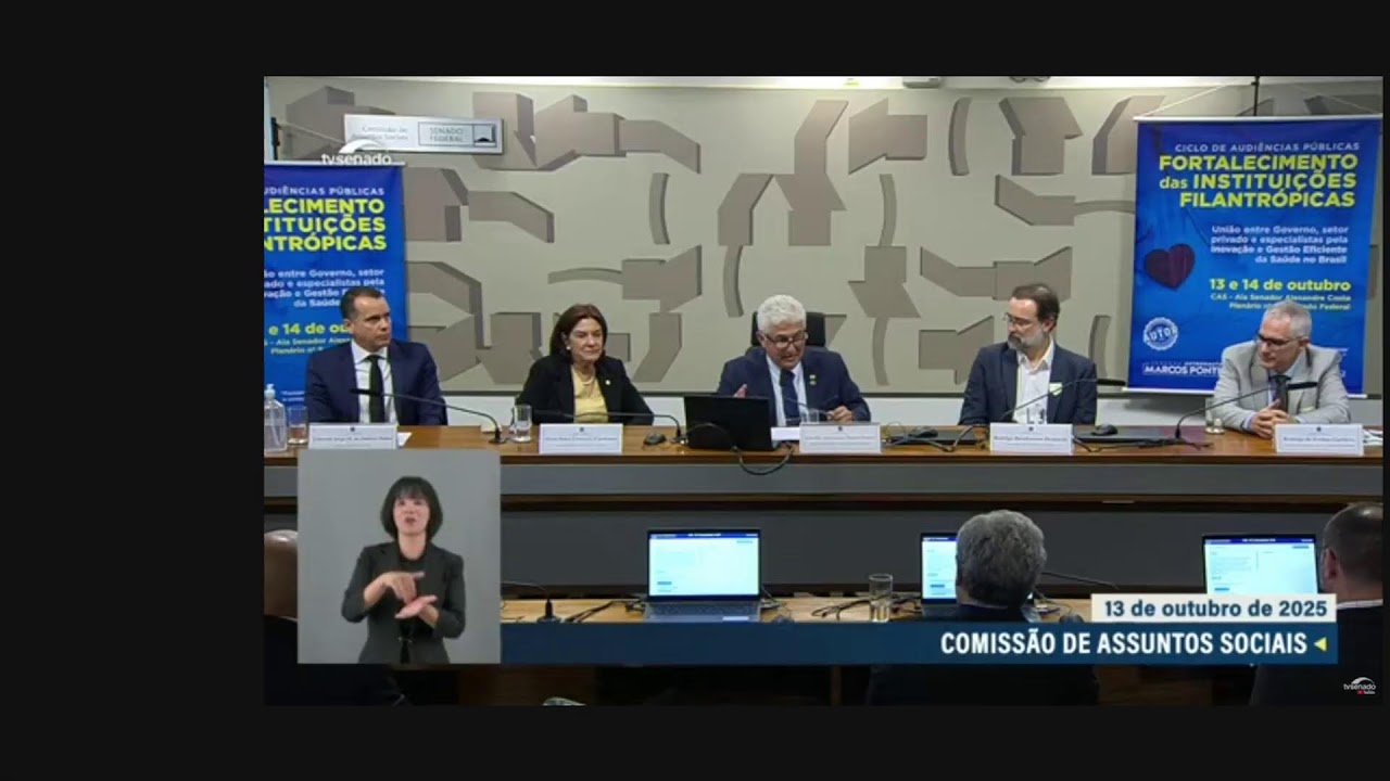 2º Parte: Ao vivo: CAS debate parcerias entre hospitais privados e instituições filantrópicas