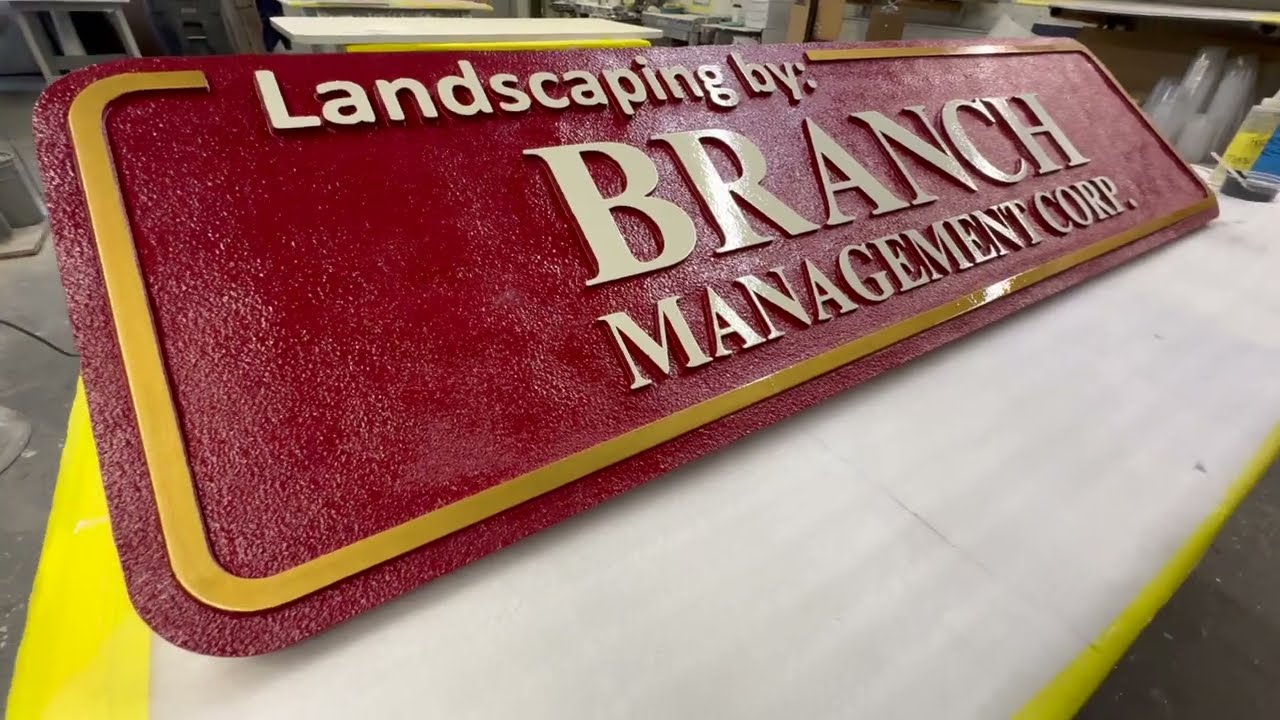 The Elegance of Sandblasted Dimensional Signs