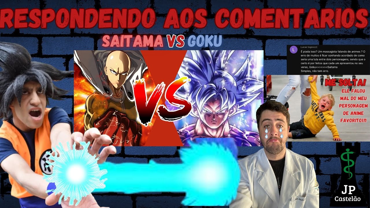 RESPONDENDO AOS COMENTARIOS GOKU VS SAITAMA