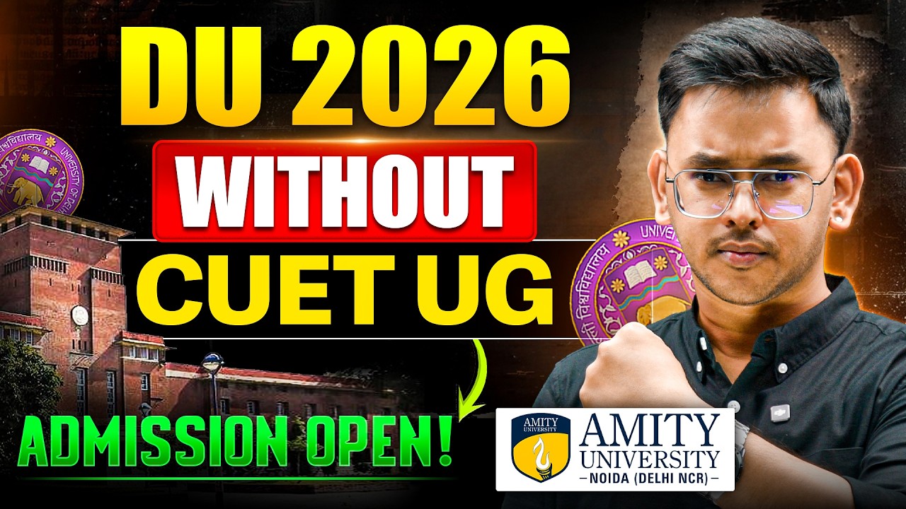 DU Without CUET 😱 | Delhi University Direct Admission Open 2026 | DU Courses, Eligibility & Fees!