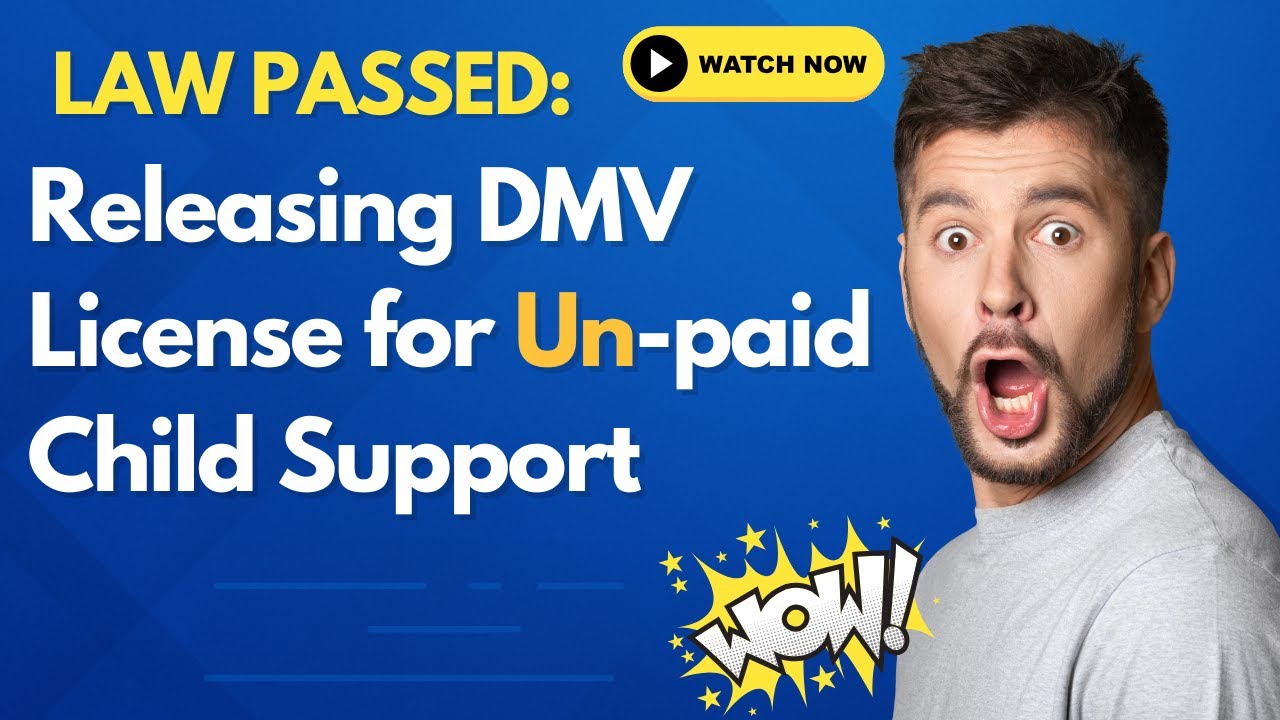 Attention: California's new law, SB 1055, impacting Child Support License Suspensions.