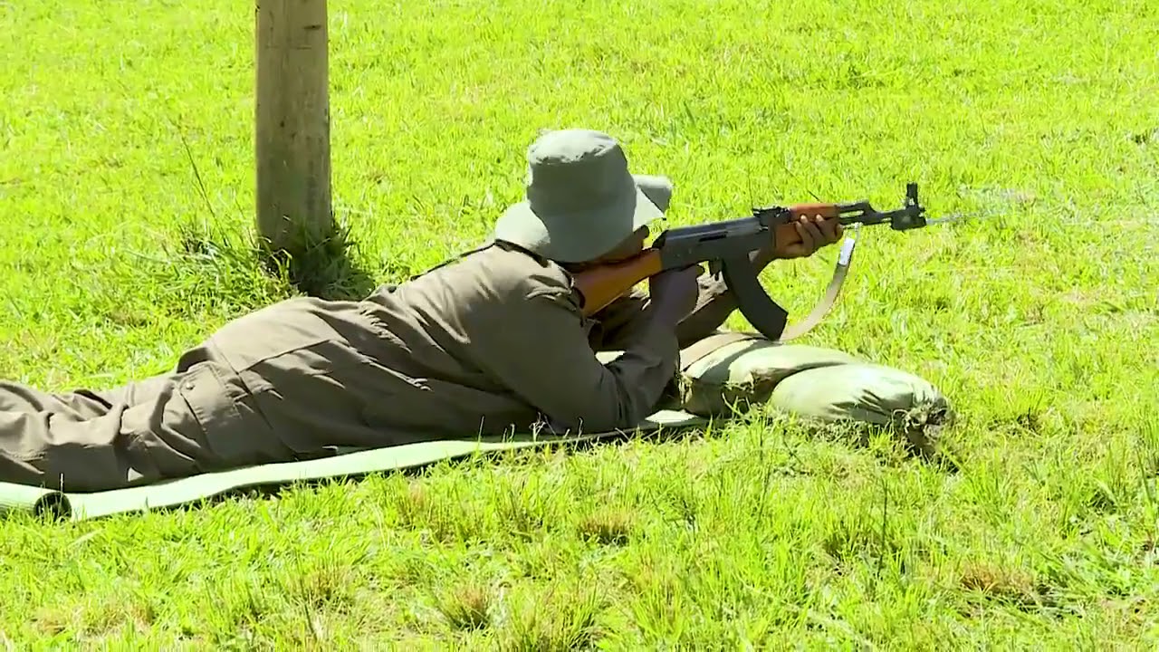 President Museveni show cases sharp shooting skills, excites Ugandans