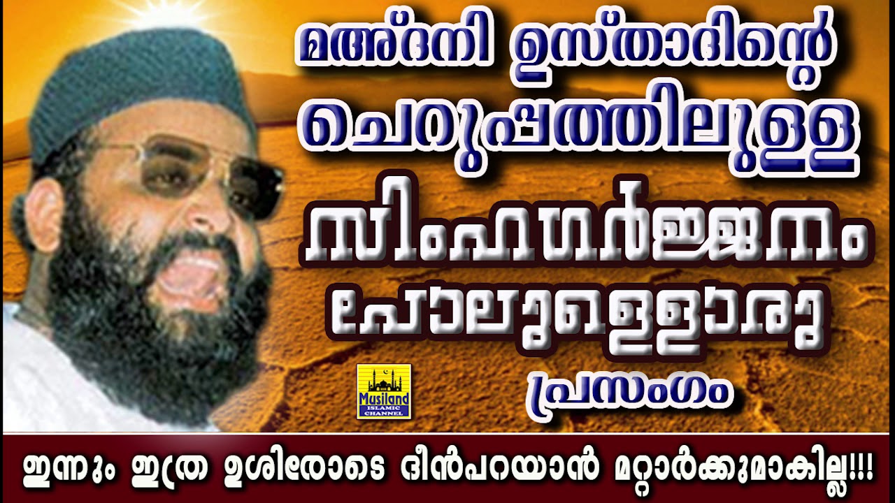 മഅദനി ഉസ്താദിന്റെ ചെറുപ്പത്തിലുള്ള സിംഹഗർജ്ജനംപോലുള്ള പ്രസംഗം | Abdul Nasar Madani Old Muslim Speech
