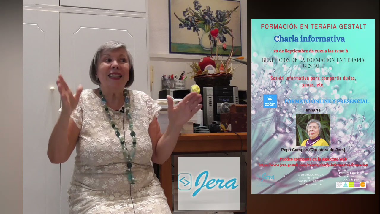 Charla Informativa Formación en Terapia Gestalt - Parte 2 de 3