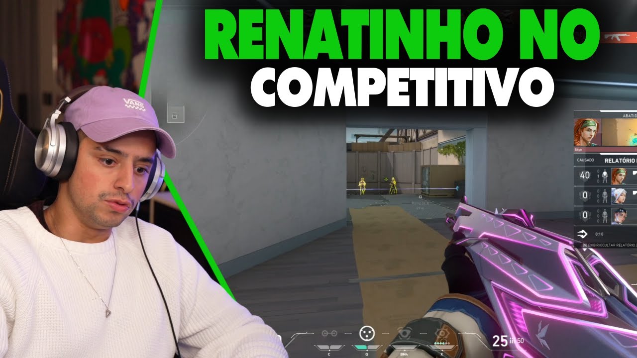 RENATINHO JOGANDO NO COMPETITIVO PELA PRIMEIRA VEZ NO VALORANT COM LOUD CORINGA