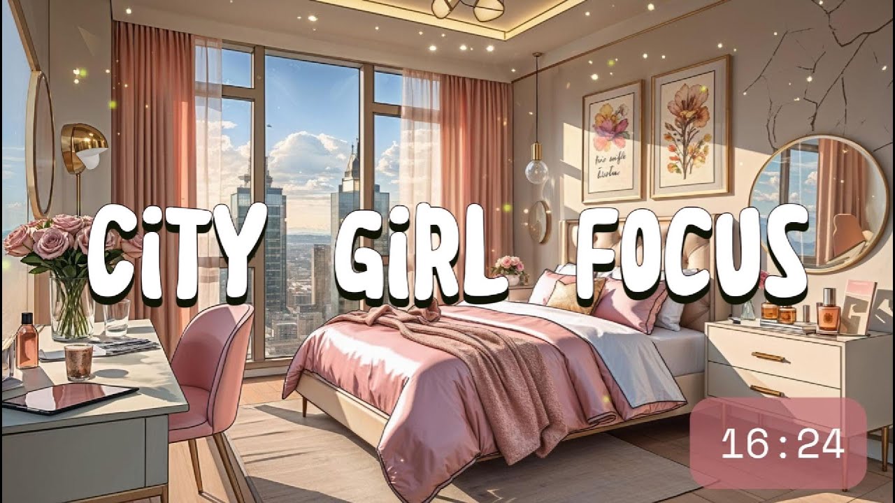 30 Min Timer – City Girl Focus 🌇 | LoFi Aesthetic for Study & Work