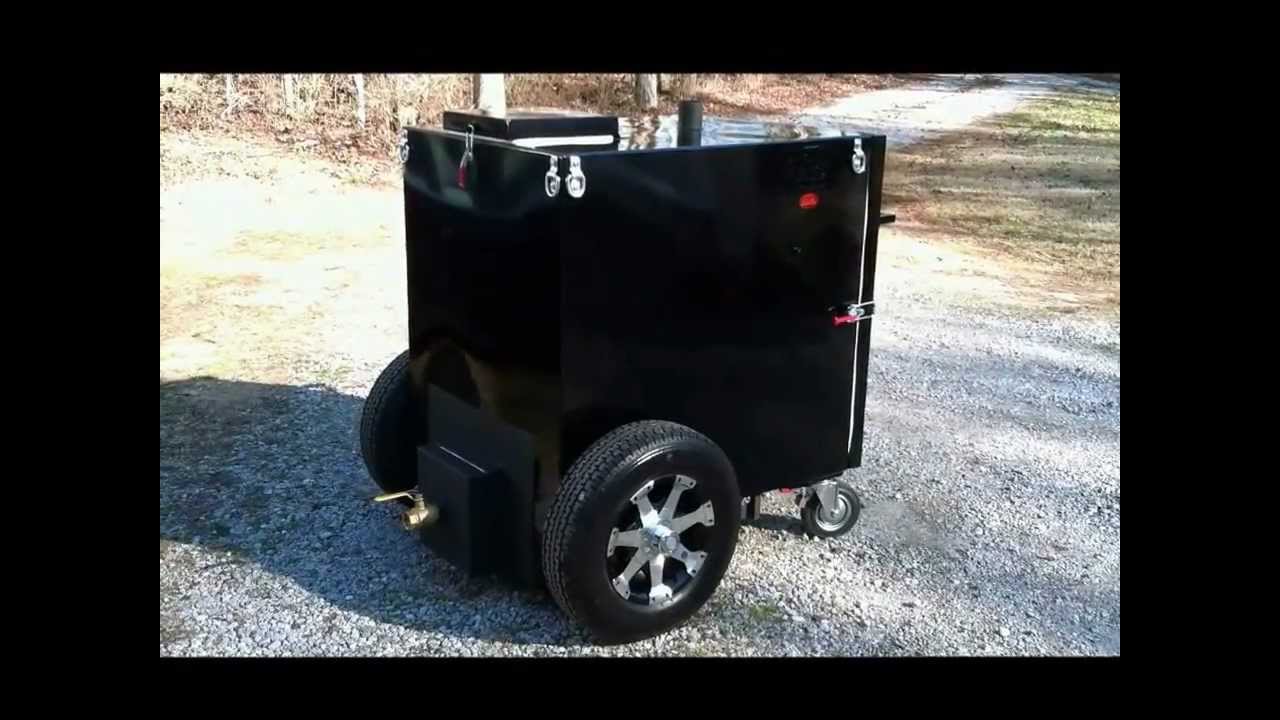 Smoker Review - Deep South Smokers custom built cooker for Big Red's Barbecue