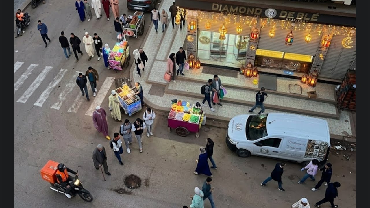 اجواء رمضان 🌒 في مغرب 👍☺️واعرة