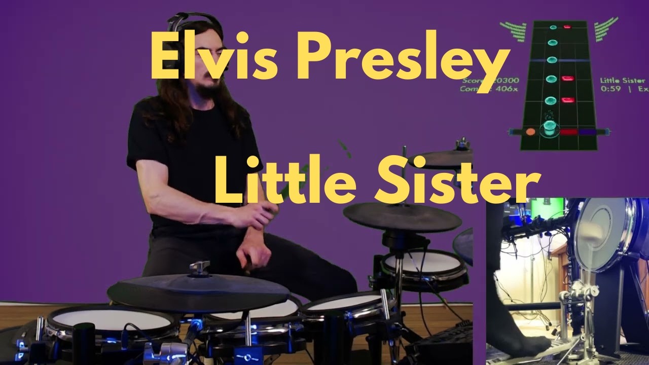 Elvis Presley Little Sister | Drum cover | Paradiddle VR