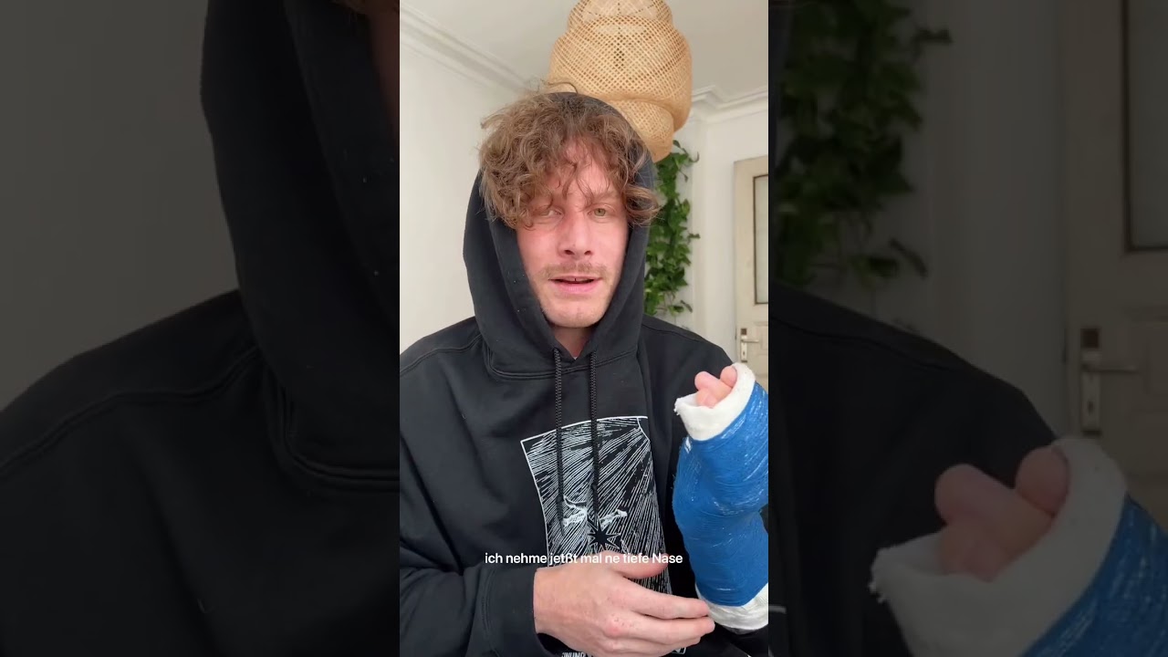 bitte nicht mit Gips Baden