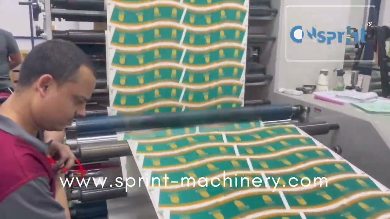 Flexo Printer for paper cup fan
