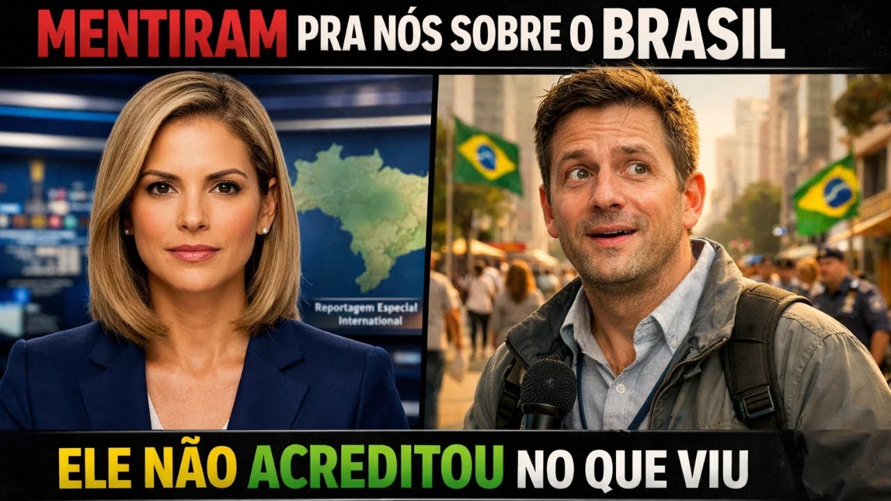 Ao desembarcar no Brasil, jornalista americano murmurou: “Mentiram pra nós sobre esse país.”