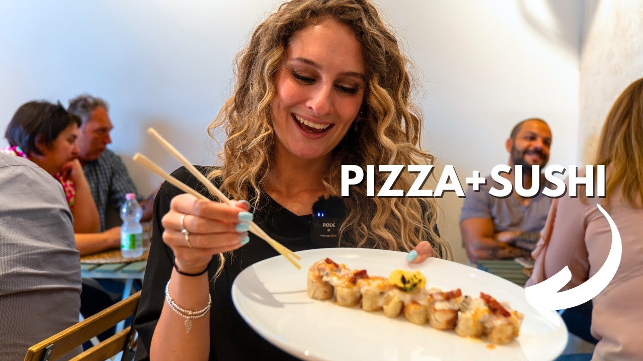 PROVO LA PRIMA PIZZAMAKERIA IN ITALIA 🇮🇹🍣