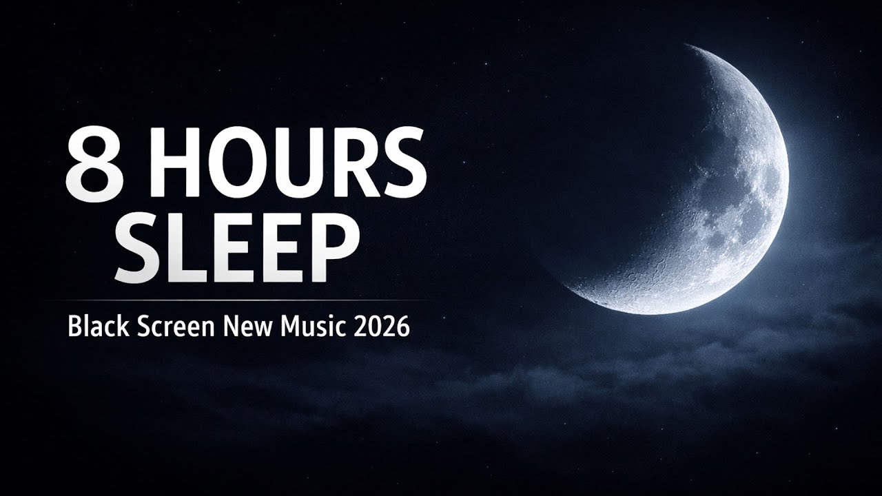 8 Hours Deep Sleep Music 🌙 Black Screen | Fall Asleep Fast & Stay Asleep All Night