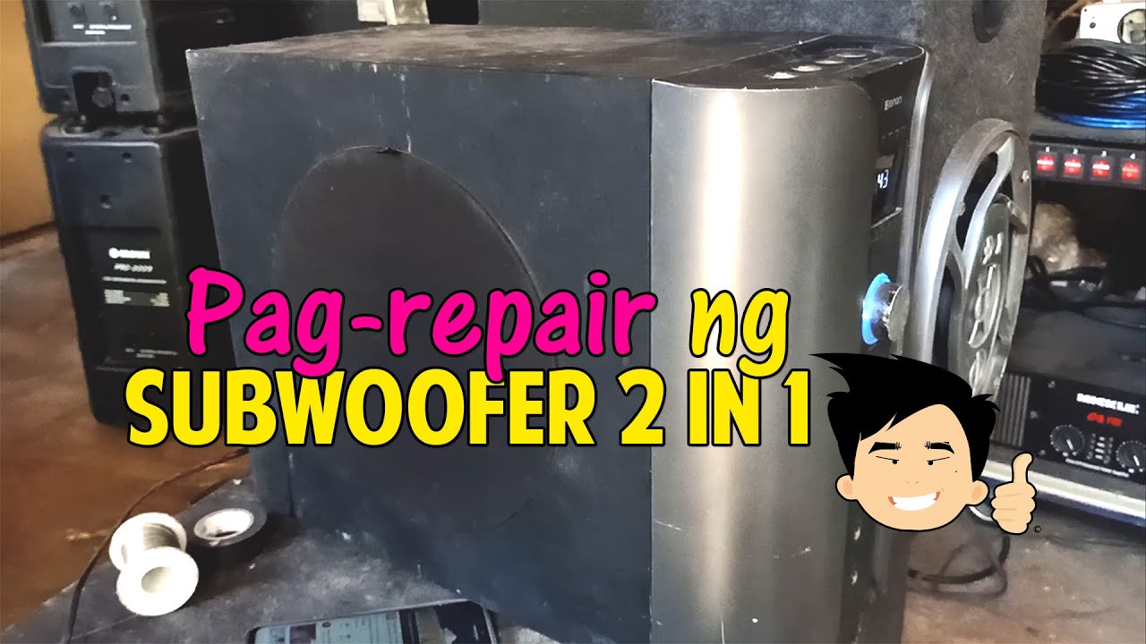 2 in 1 Subwoofer  Repair