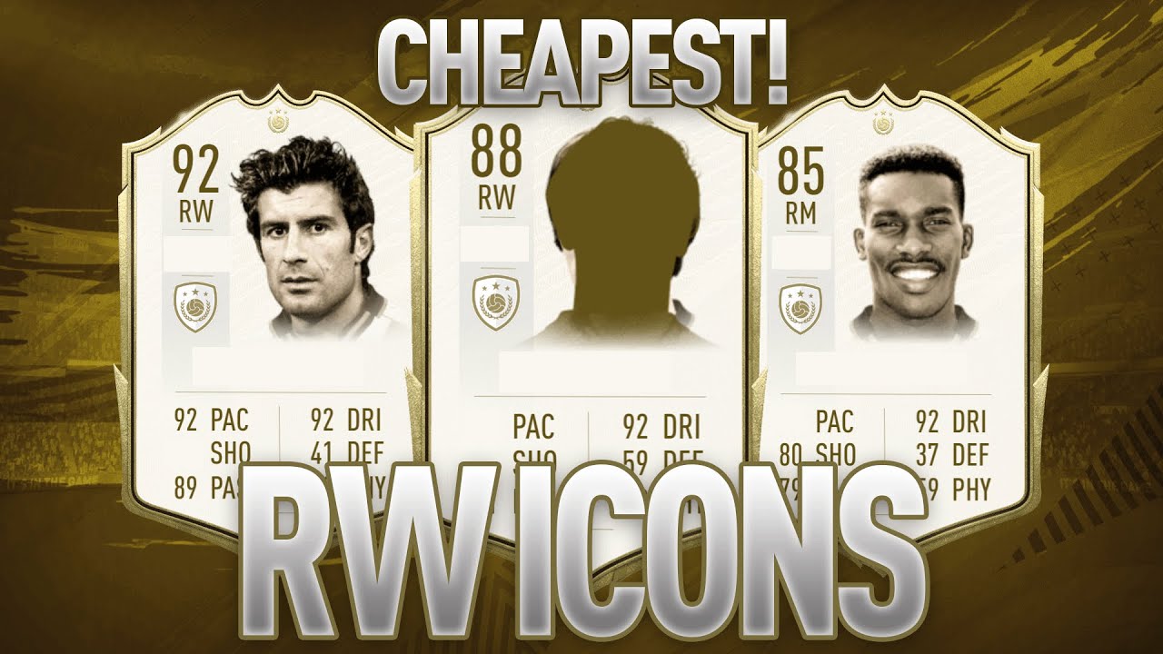 CHEAPEST ICON RW/RM FOR YOU + ALTERNATIVES - FIFA 20 ULTIMATE TEAM