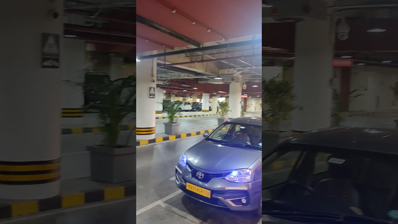 Organised parking spot in Terminal 2 Bengaluru international airport #bengaluru #airport #parking