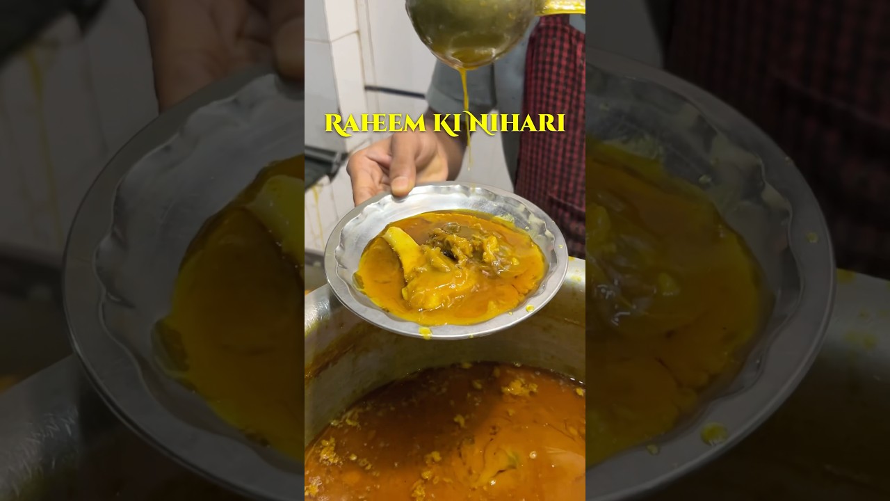 Raheem Ki Nihari- Top Non-Veg Breakfast Of Lucknow Since 1890 #nihari #lucknow #mutton