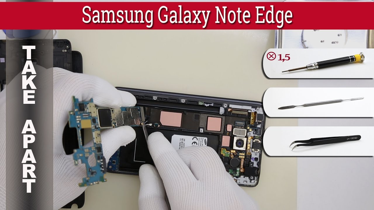 Как разобрать 📱 Samsung Galaxy Note Edge N915 Разборка и ремонт