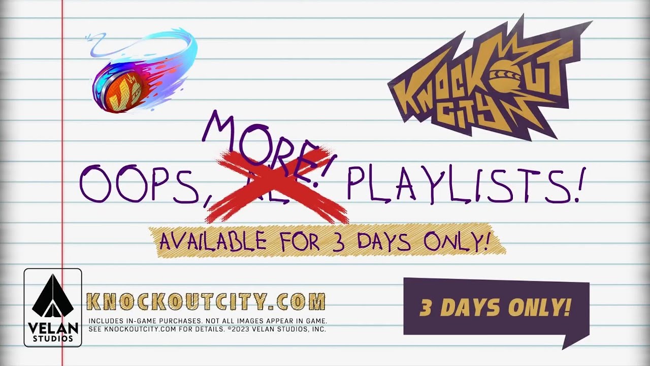 OOPS! More Playlists!