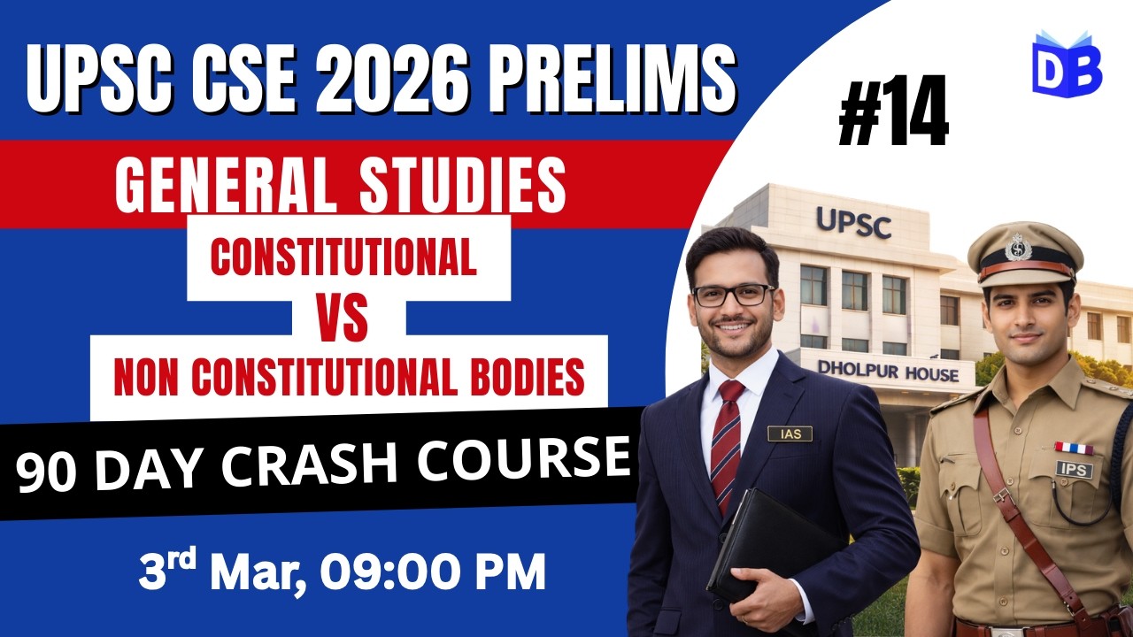 Constitutional vs Non-Constitutional Bodies 🔥 UPSC Prelims 2026 | GS Foundation by Quasif Ansari