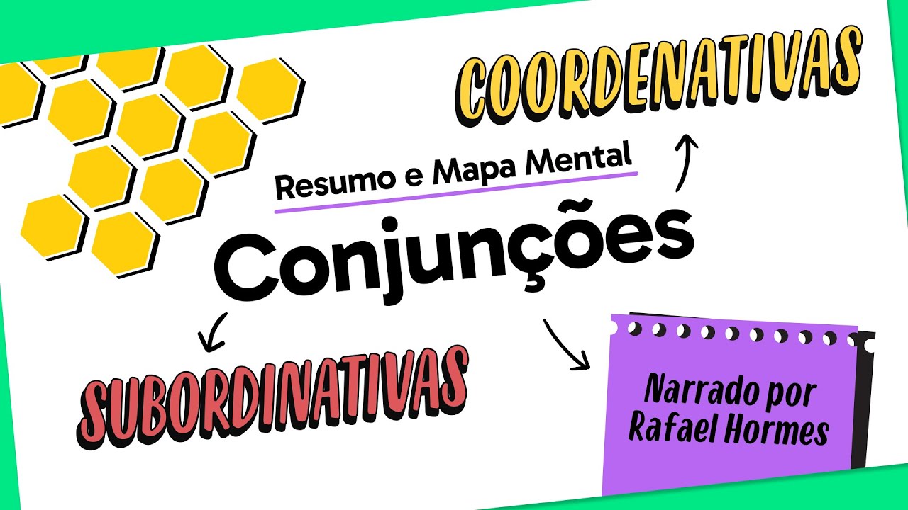 PORTUGU&Ecirc;S ENEM: CONJUN&Ccedil;&Otilde;ES | QUER QUE DESENHE | MAPA MENTAL | DESCOMPLICA